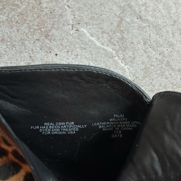 NWOB Nine West Booties Animal Print - Picture 8 of 8